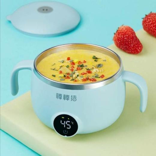 棒棒猪恒温碗－黛绿 商品图0