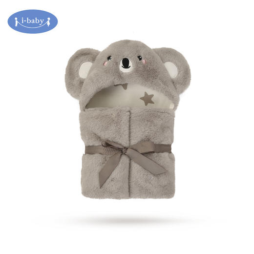 ibaby 萌趣毛绒披肩斗篷 0-6岁 适用 商品图0